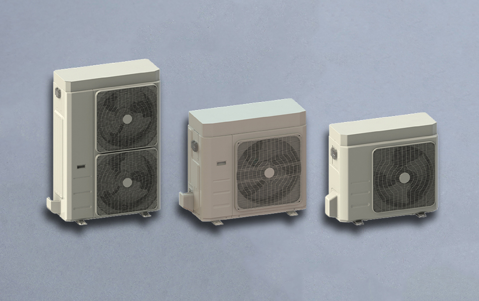 Monobloc heat pump